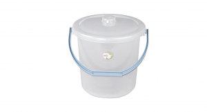 吉第水桶附蓋 Round Bucket -With Cover Item No.08103(10L) Size. W310xD280xH295 mm(10L) *貼心設計 把手設計手提好便利